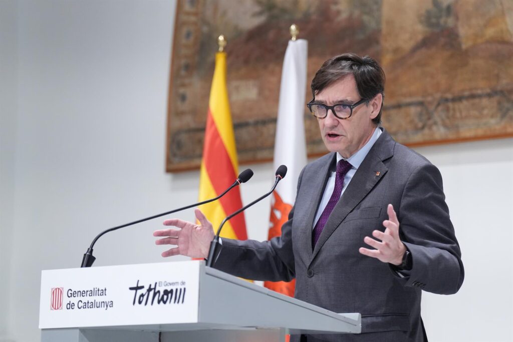 Salvador Illa continua ingressat a Vall d’Hebron amb una evolució favorable