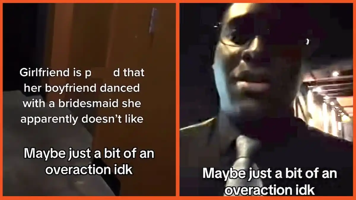 Woman screams at boyfriend for dancing with a bridesmaid. Then the confrontation gets completely out of hand: ‘Do you understand me?’