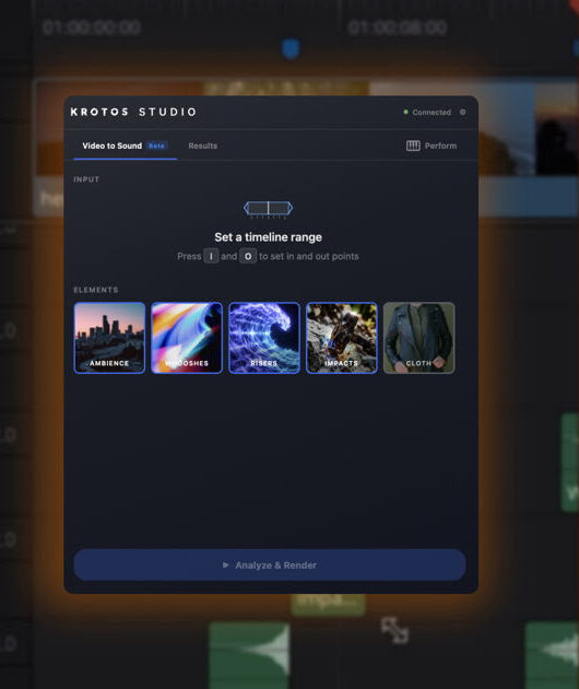 Krotos Launches Video to Sound Plugin for DaVinci Resolve