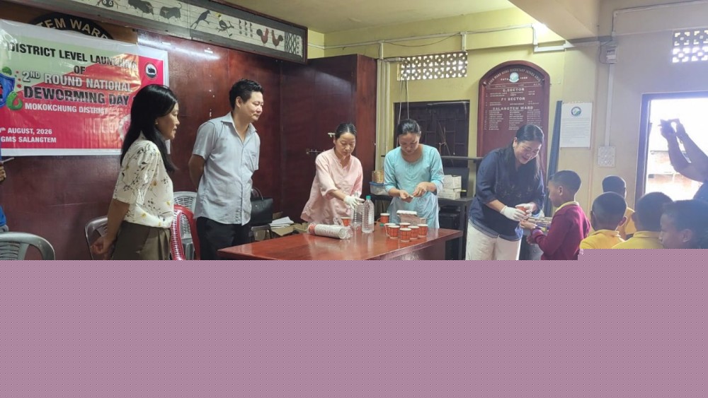 Nagaland launches second round of National De-Worming Day across dsitricts