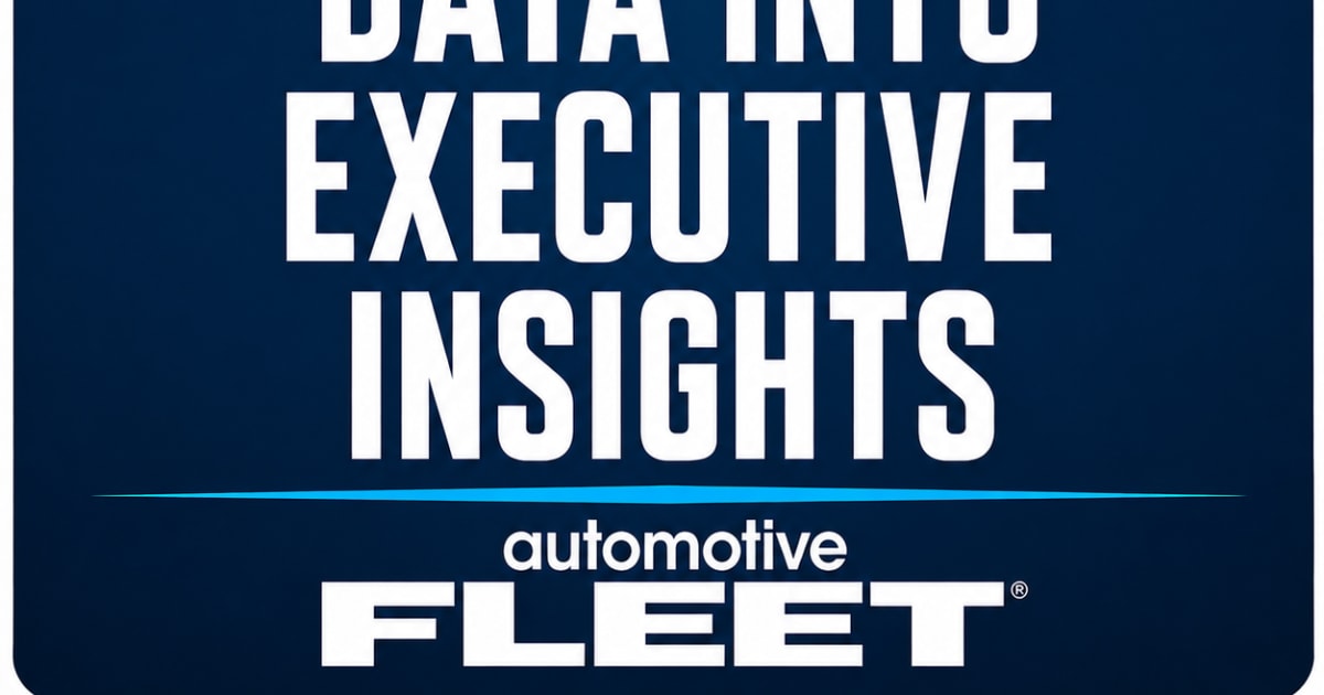 Turning Fleet Payment Data into Executive Insights