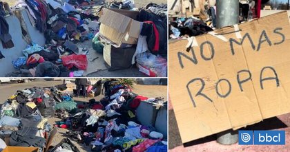 "No más ropa": montañas de prendas donadas tras megaincendio genera problemas sanitarios en Penco