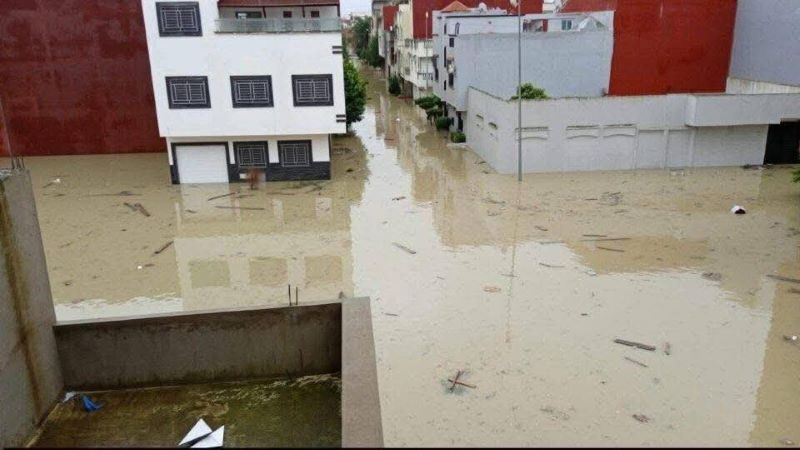 Flooding Submerges Ksar El Kebir After Loukkos River Rises