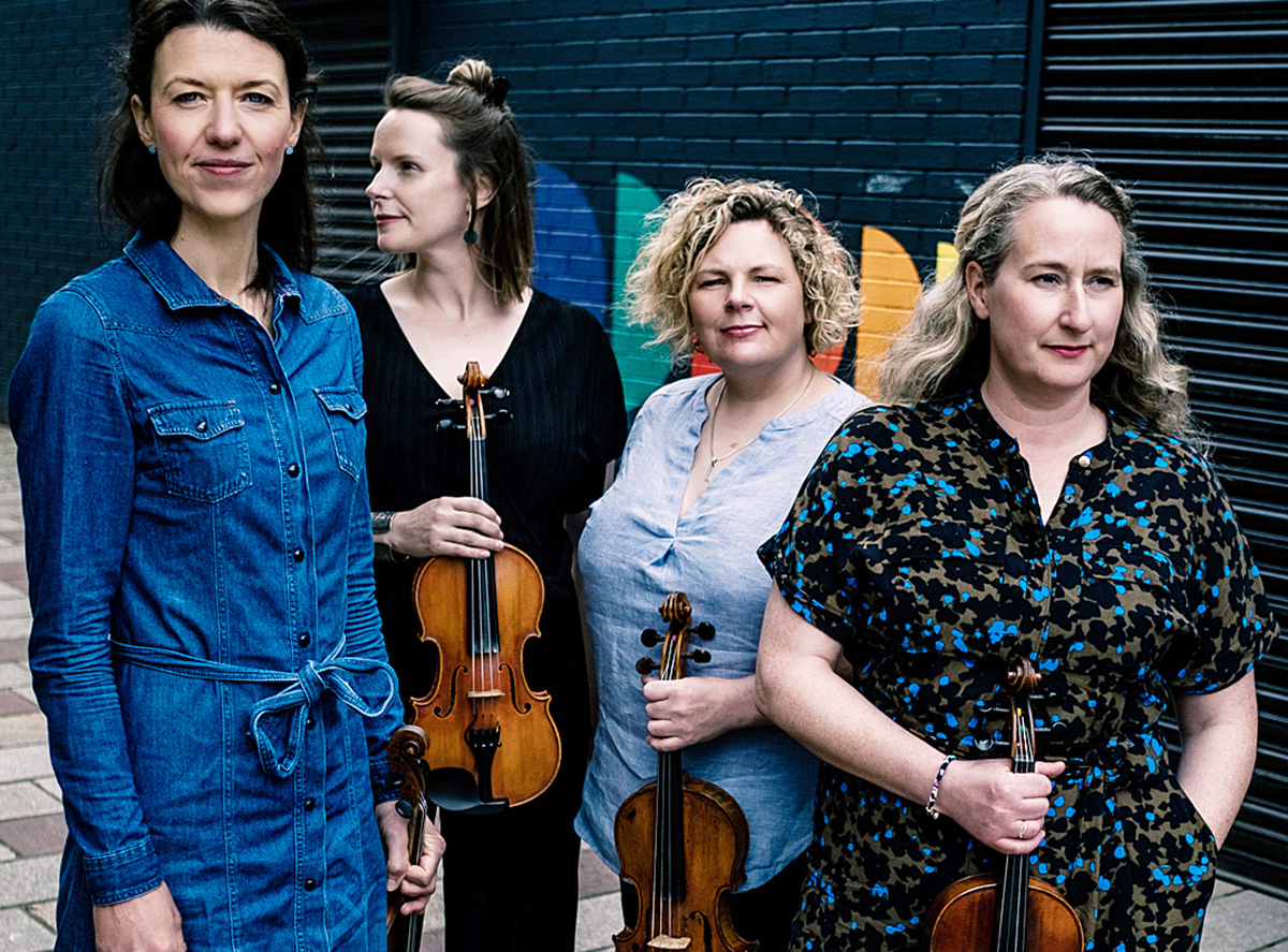 Scottish fiddle four-piece set for Lichfield gig