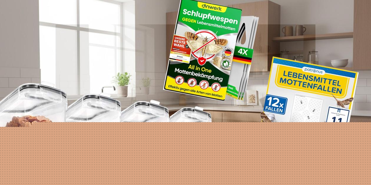 Alarm im Vorratsschrank: Mit diesen Mitteln sind Lebensmittelmotten schnell erledigt