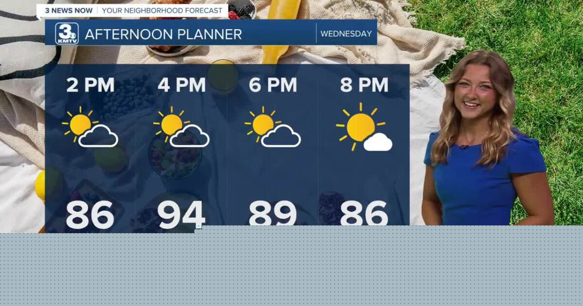 Warm on Wednesday, but rain on Thursday