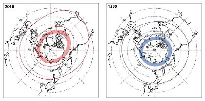 Twelfth century literature and space-age data help map 3,000 years of auroras