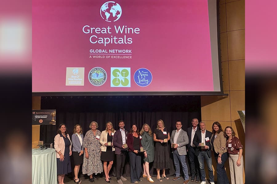 Great Wine Capitals 2026 Best of Wine Tourism Regional Awards Announces Napa Valley Winners