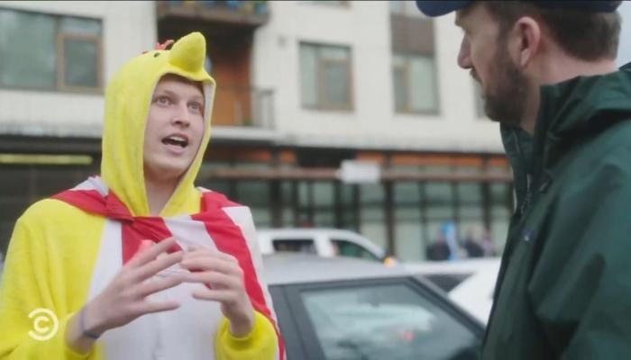 Daily Show's Man In a Chicken Costume: 'Fascism Is Happening'