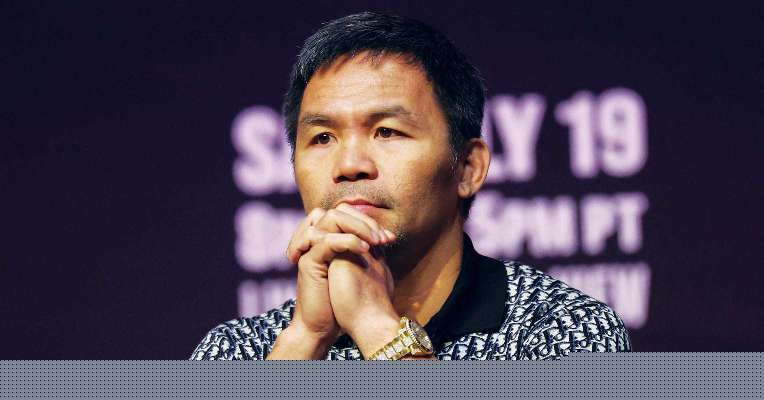 Manny Pacquiao accused of avoiding fight against welterweight champion: “He’s a legend but he ducked me”