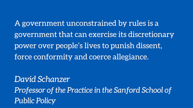David Schanzer: Why Law Abiding Young People Should Cherish the Rule of Law