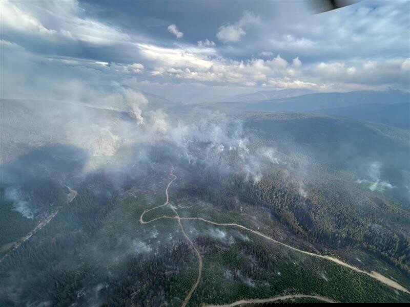 Strong winds through Fraser Canyon could increase fire behaviour on out-of-control wildfires (Kamloops)