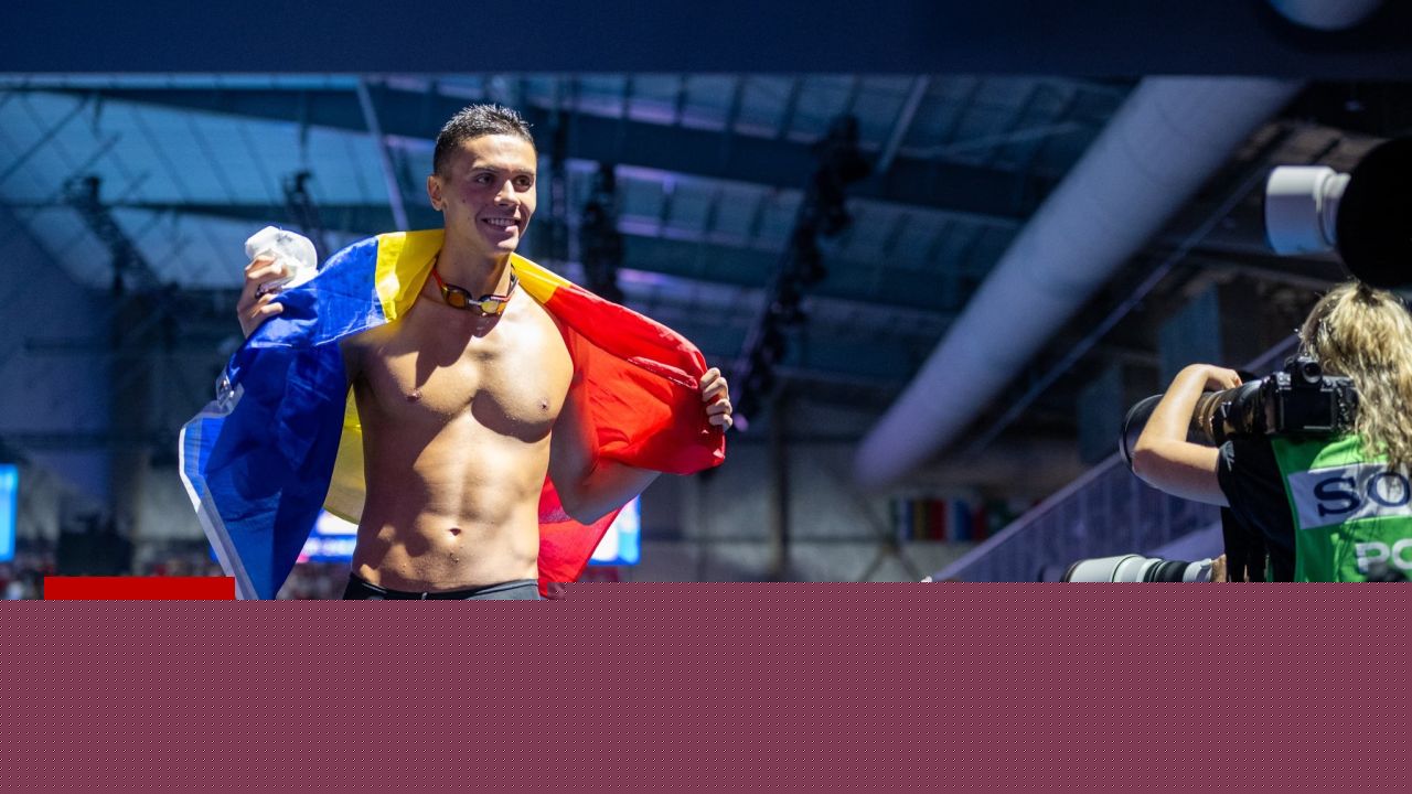 VIDEO: David Popovici a câștigat detașat seriile la 100m liber de la Campionatele Europene de Înot 2026. Urmează semifinalele