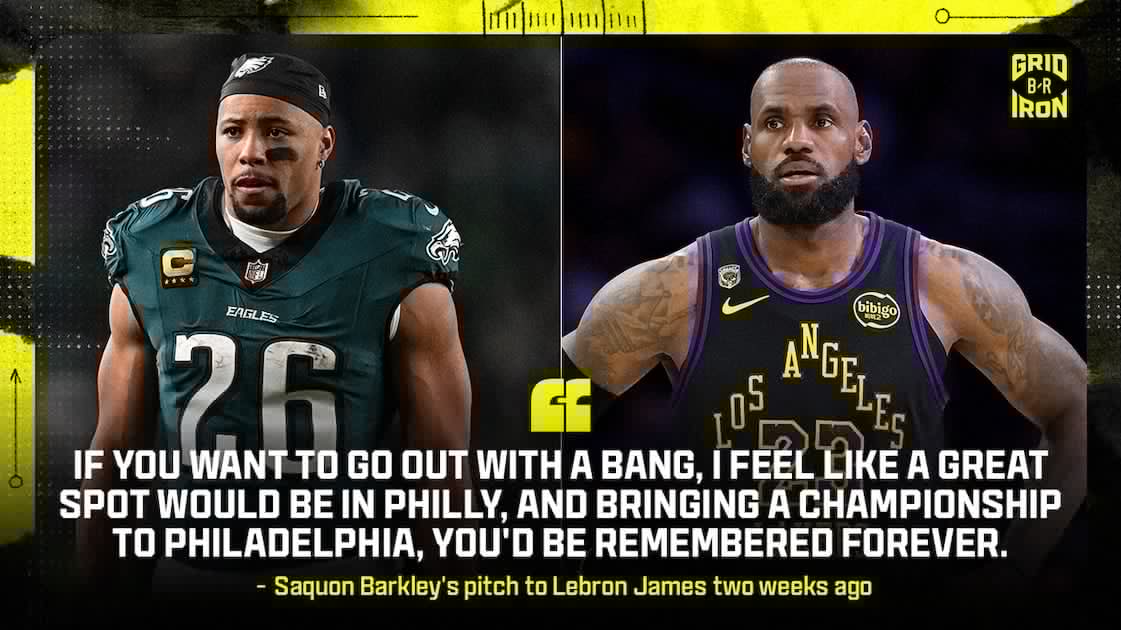 Saquon Barkley Welcomes LeBron James After 76ers Contract in NBA FA, Offers Round of Golf