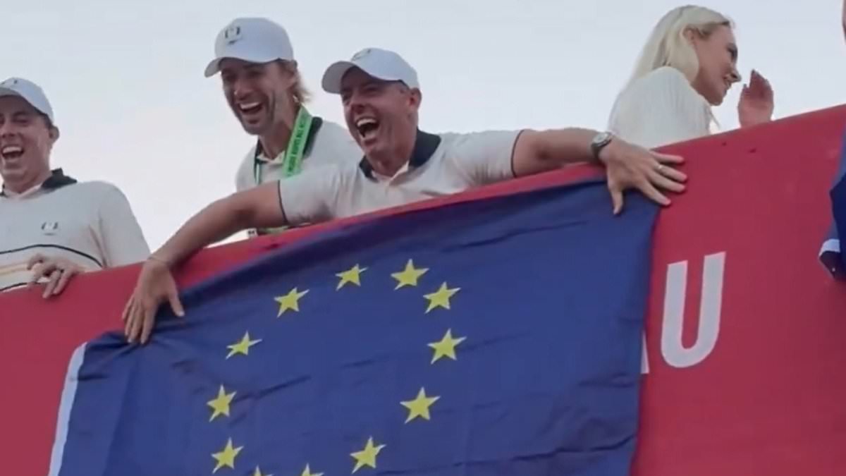 Rory McIlroy sparks more American fury after taking brutal swipe at rival Bryson DeChambeau in Ryder Cup celebrations