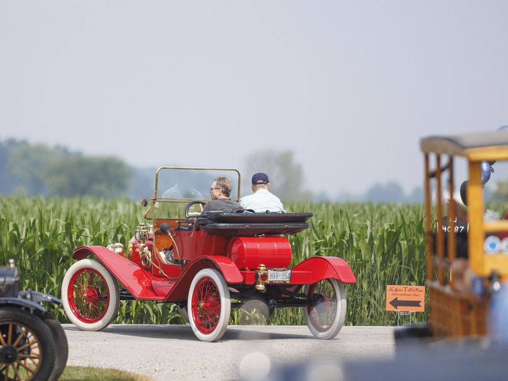 PHOTOS: Classic Ford Model Ts cruise the London region