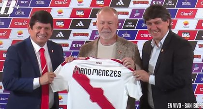Mano Menezes en su presentación como DT de Perú: “Prometo trabajo para conseguir el éxito”