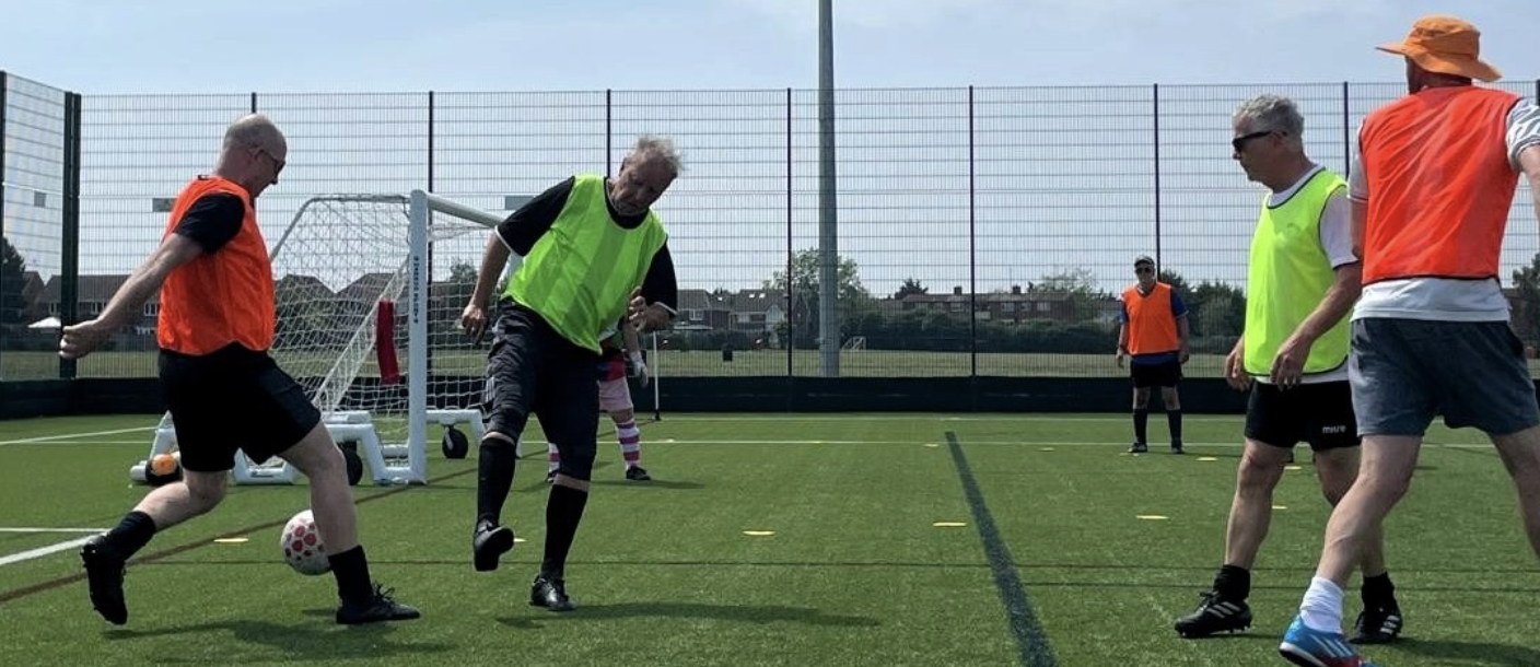 Twelve-hour charity walking football tournament raises almost £5,000!