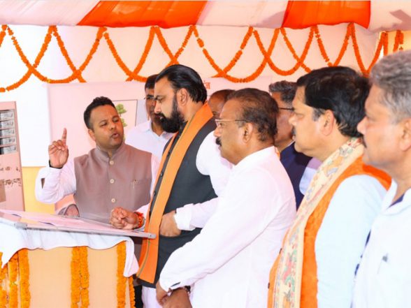 India News | Bihar CM Samrat Choudhary Inspects Proposed Site for Ma Thawe Medical College and Hospital