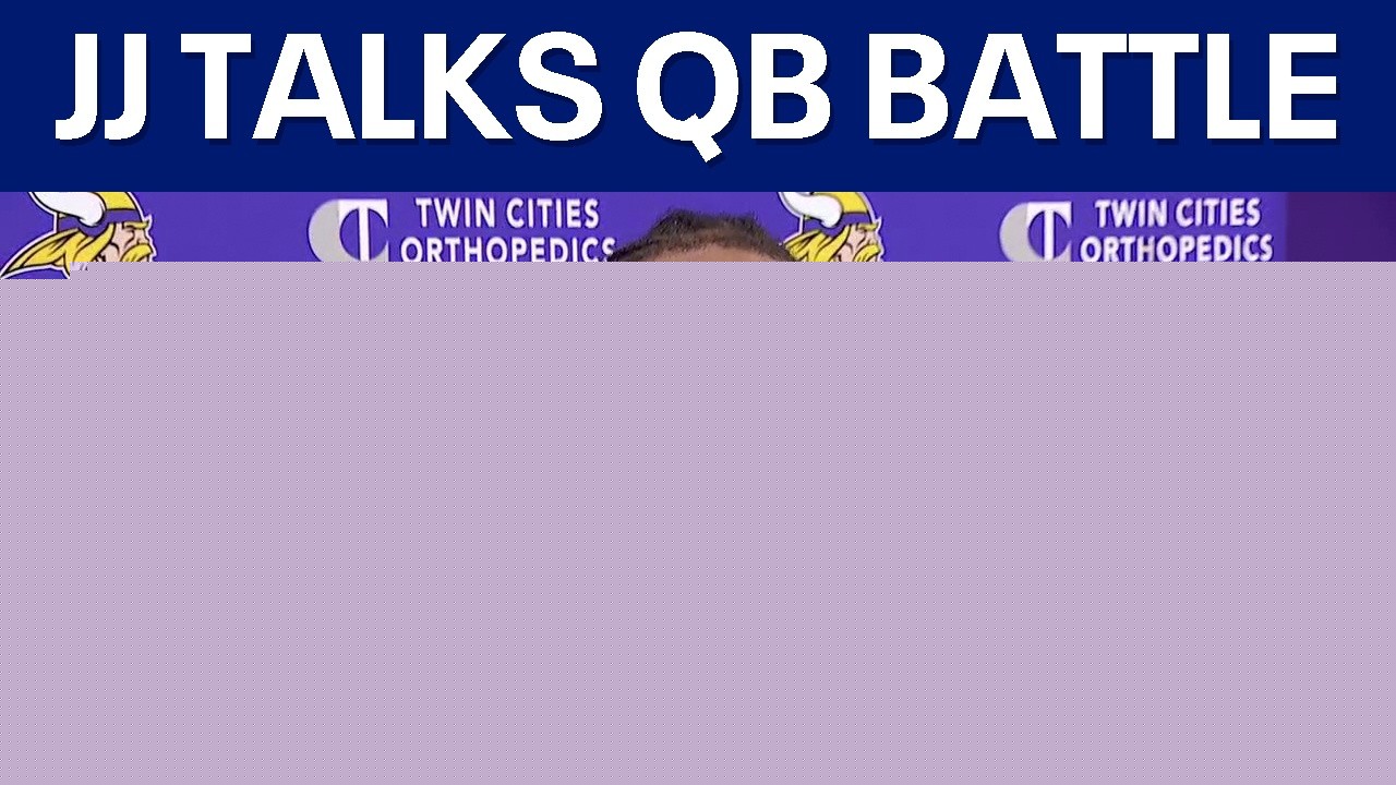Justin Jefferson talks QB battle in training camp