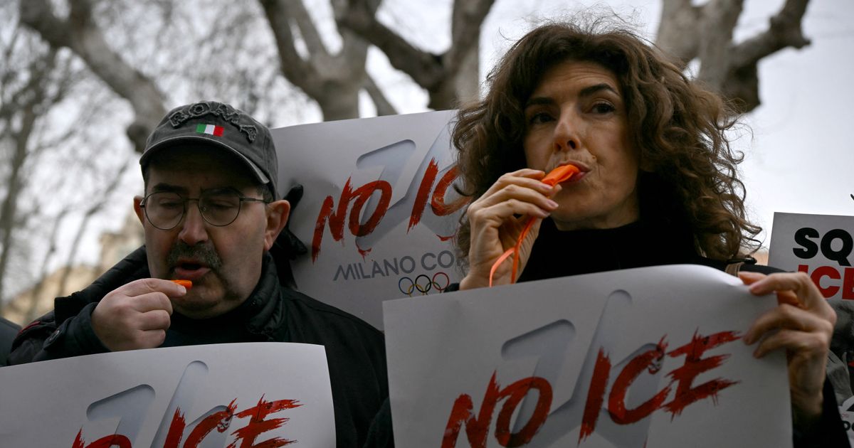 'ICE out' protests erupt across Italy over plan to send agents ahead of Winter Olympics