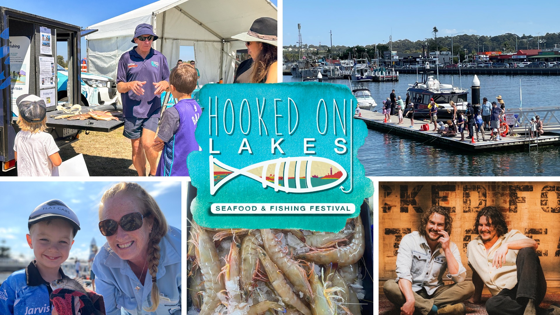 Hooked on Lakes fishing and fresh seafood event