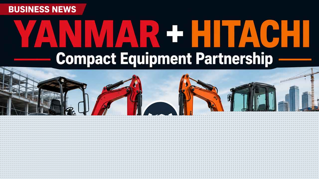 Yanmar and Hitachi Construction Machinery Explore Compact Equipment Partnership