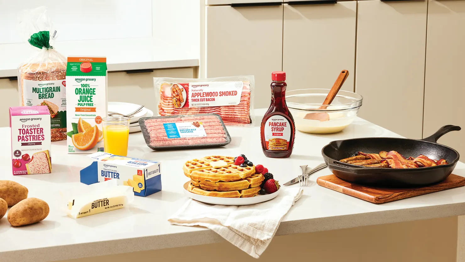 Amazon Launches ‘Price-Conscious’ Grocery Brand With Most Products Under $5