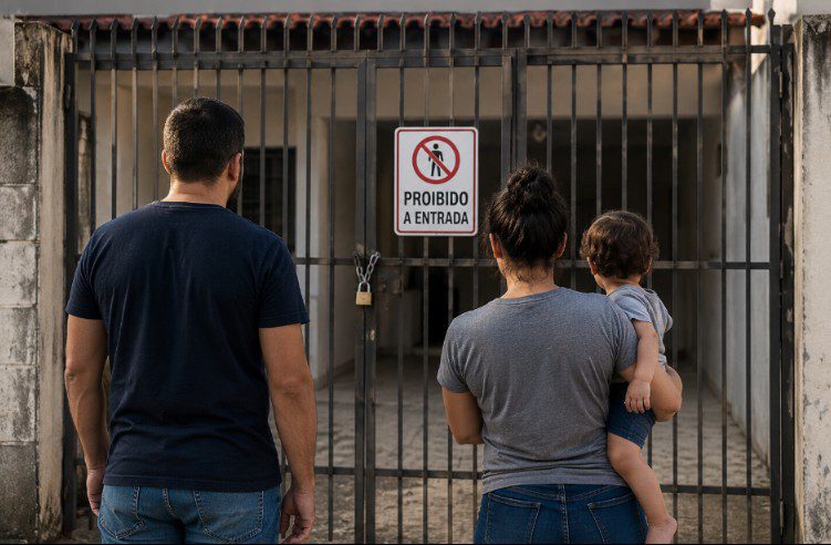 Família é impedida de entrar em casa após atrasar 4 dias de aluguel em Rio Preto