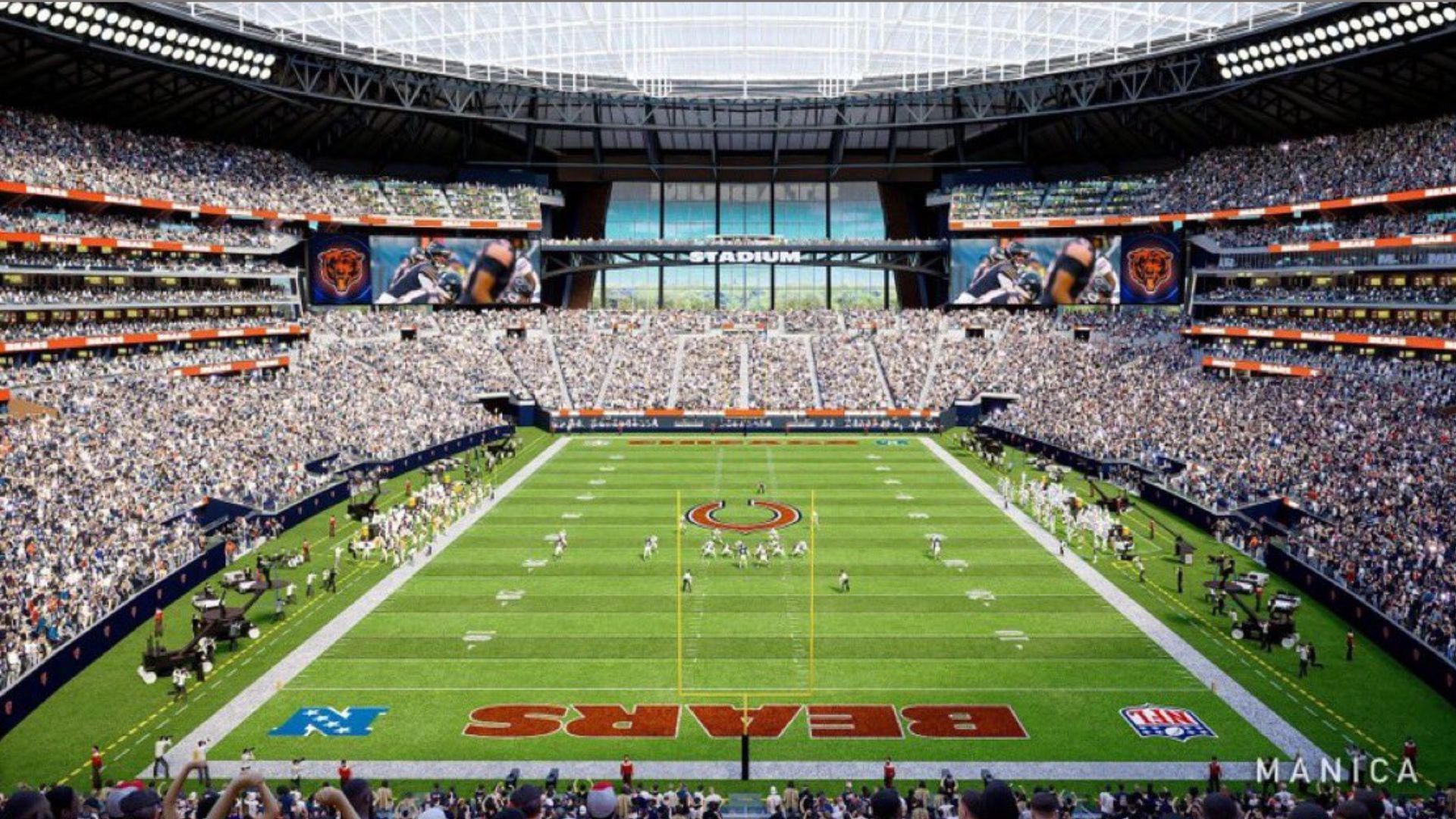 “That is a disgrace” “It’s literally the Raiders stadium”: NFL fans react to Bears’ new Arlington Heights stadium renderings