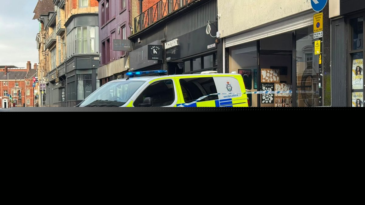 CCTV clue after man stabbed in face in Leicester city centre