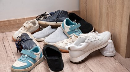 Turn An Old Vintage Thrift Store Find Into Clever Shoe Storage That Doubles As Decor