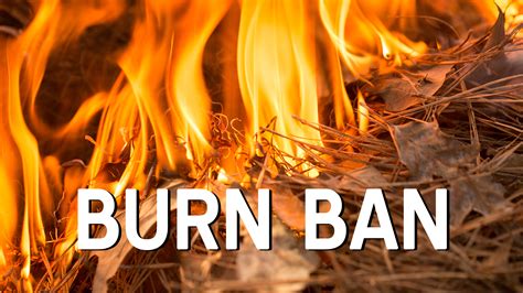 Burn ban now in effect in Brown County