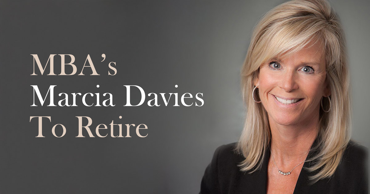MBA stalwart Marcia Davies announces retirement