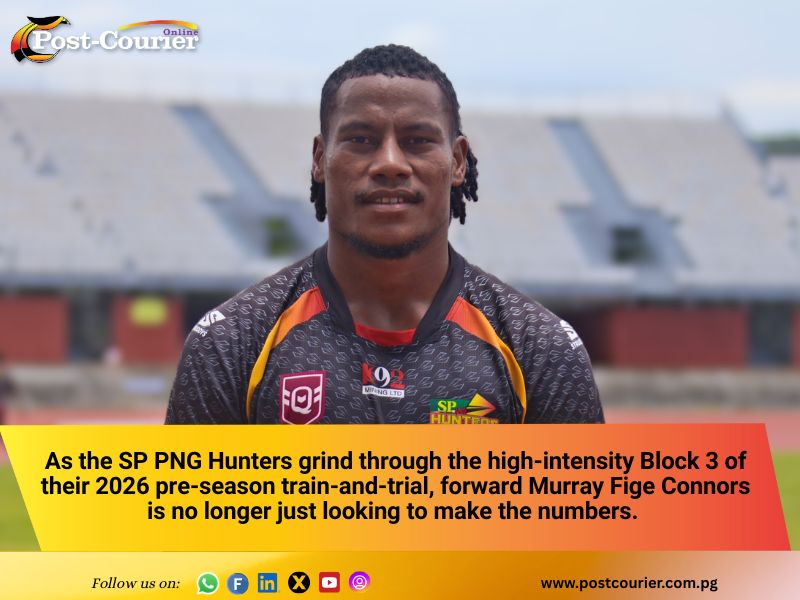Connors steps up: From debutant to leader in Hunters block 3 training