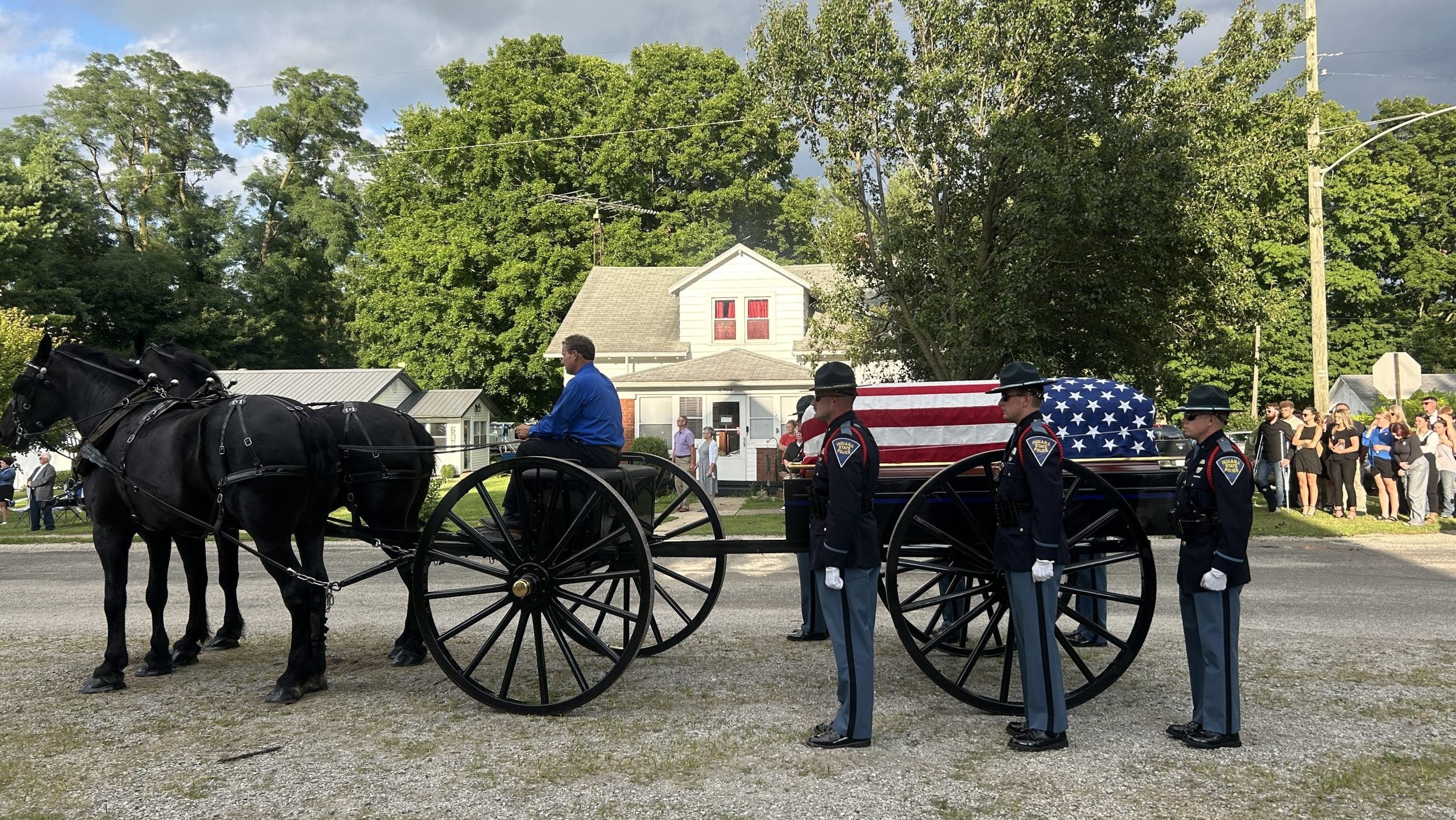 Lynn Town Marshal Bradley Fisher laid to rest by friends and family