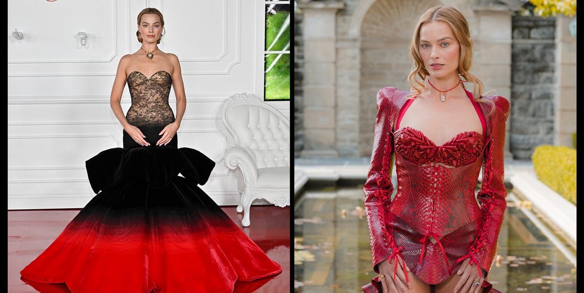 Margot Robbie Continues Her Emily Brontë-Core Streak With Schiaparelli and Dilara Fındıkoğlu