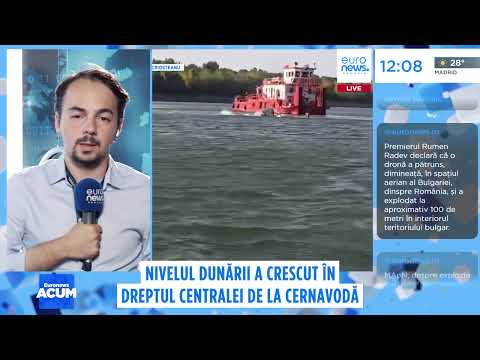 Nivelul Dunării a crescut în dreptul centralei de la Cernavodă