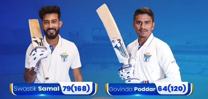 Ranji Trophy: Swastik Samal & Govinda Poddar Hit Fifties As Odisha Reach 242/6 Vs Jharkhand