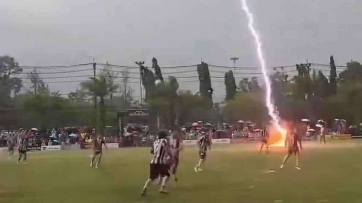 Thai footballer killed in lighting strike during match in Narathiwat province; Malaysian among 12 others injured
