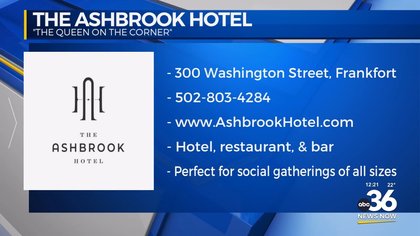 Discover historic charm and modern comfort at The Ashbrook Hotel in Frankfort