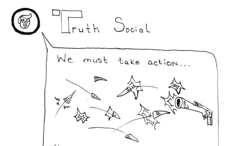 No, political violence is not okay. Neither is misrepresenting the facts afterward.