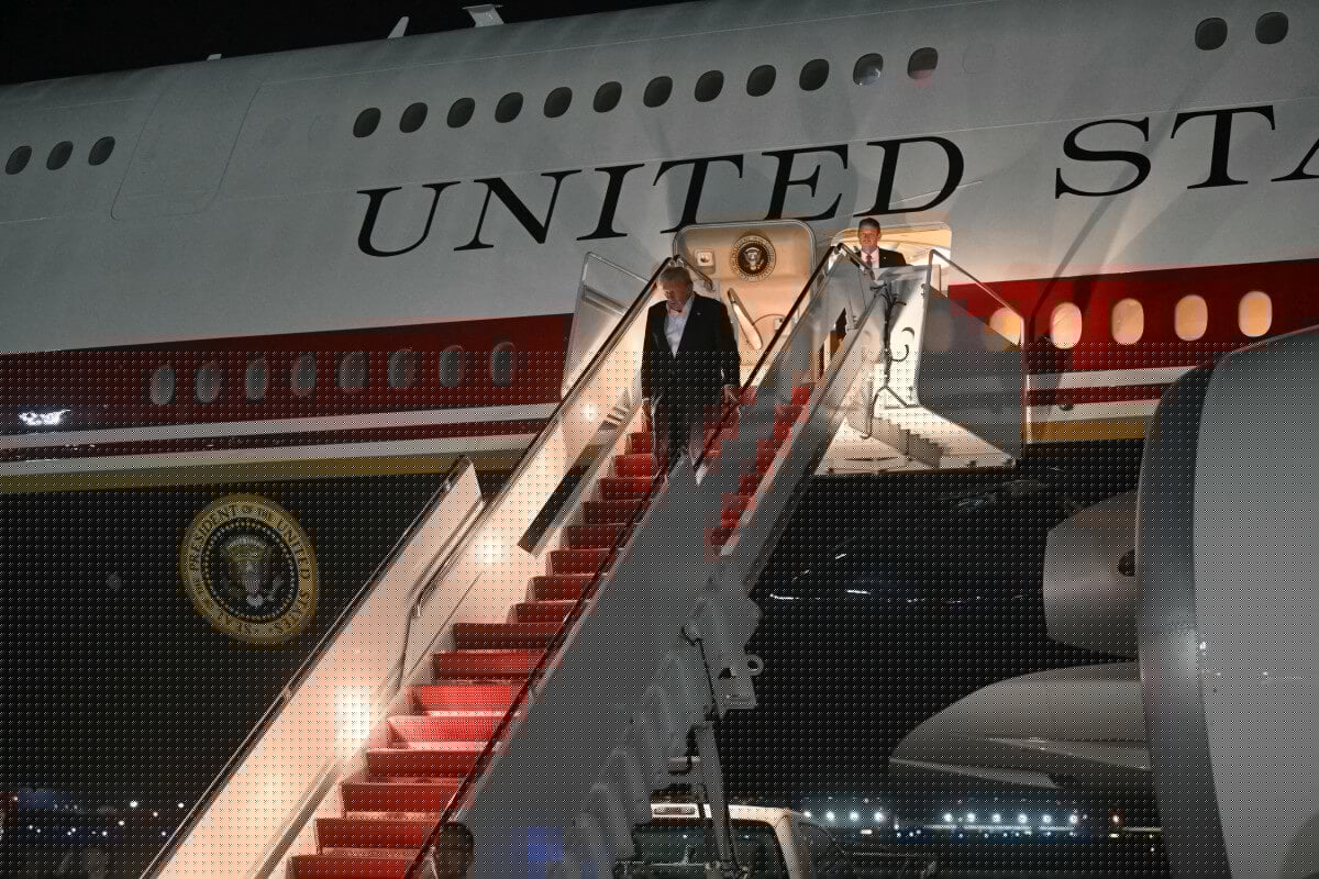 Trump secretly ferried in catering truck at Ankara airport: report