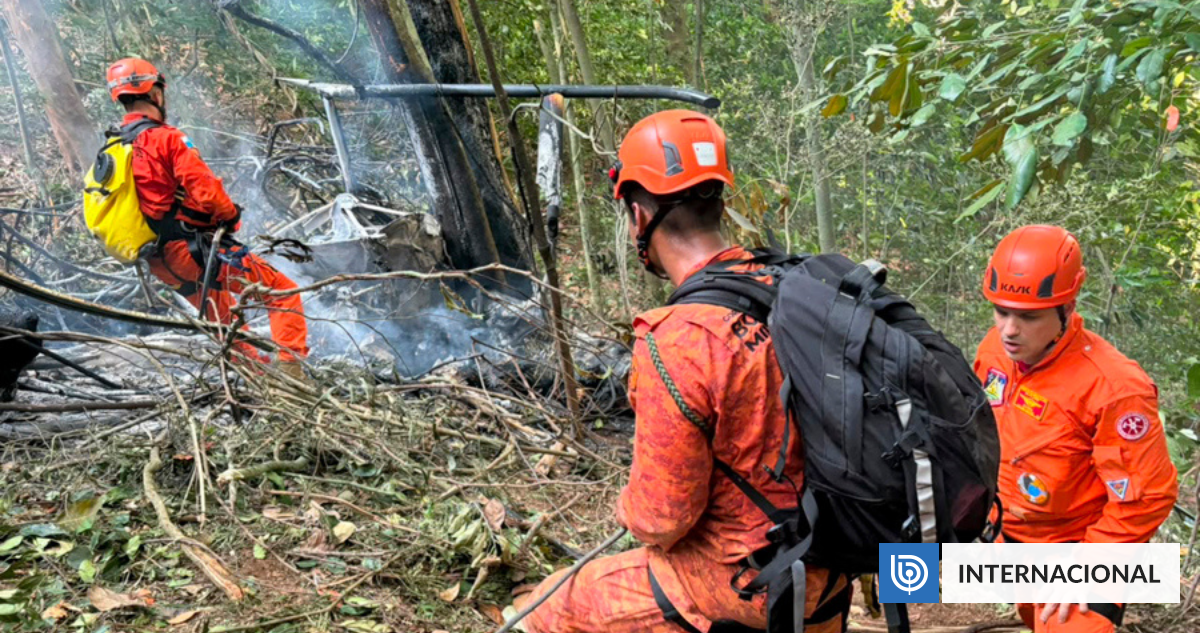 Caída de helicóptero deja cuatro muertos en Río de Janeiro: tres eran turistas colombianas
