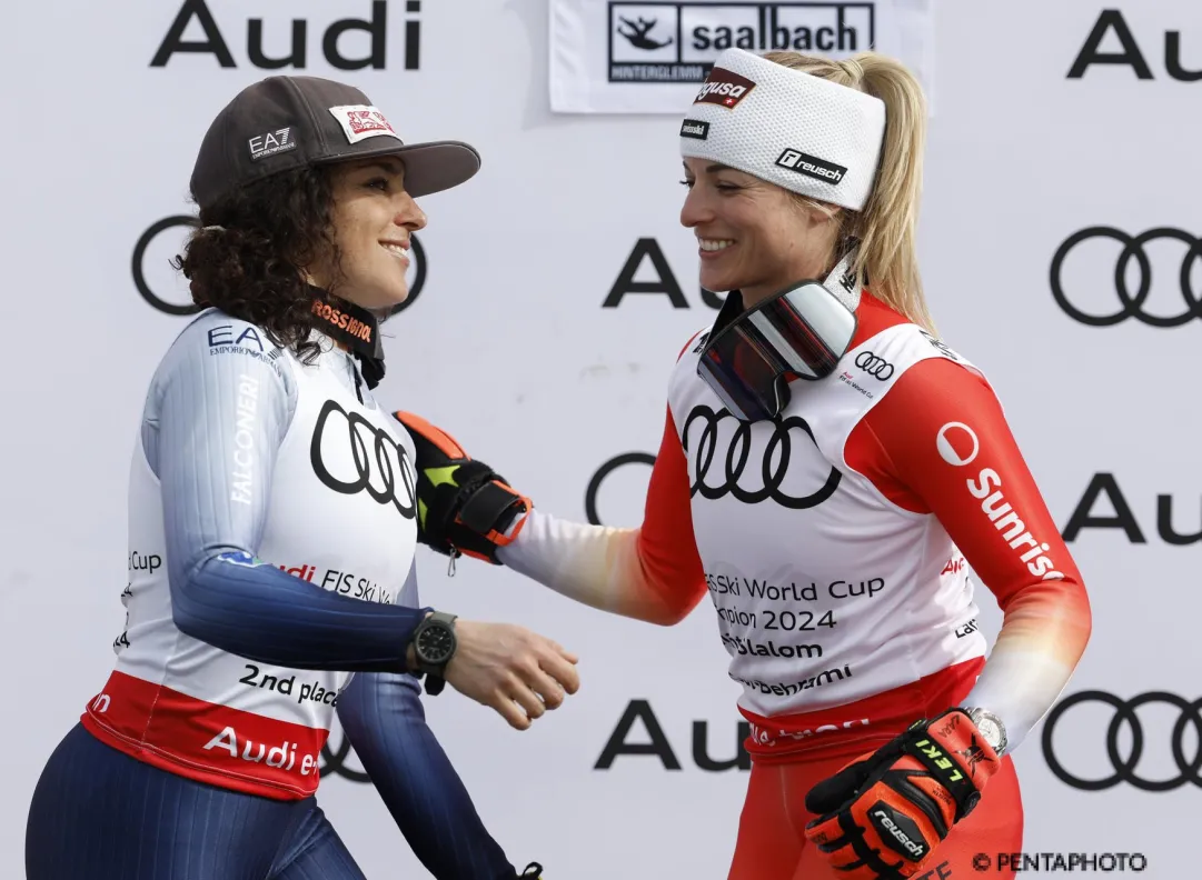 Fede e Lara, una carriera partita assieme quel giorno a Lienz, diverse e al tempo stesso magnifiche: il parallelo