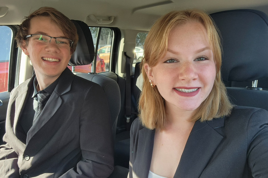 Siblings Cailin and Colten Lambart find independence together at CMU