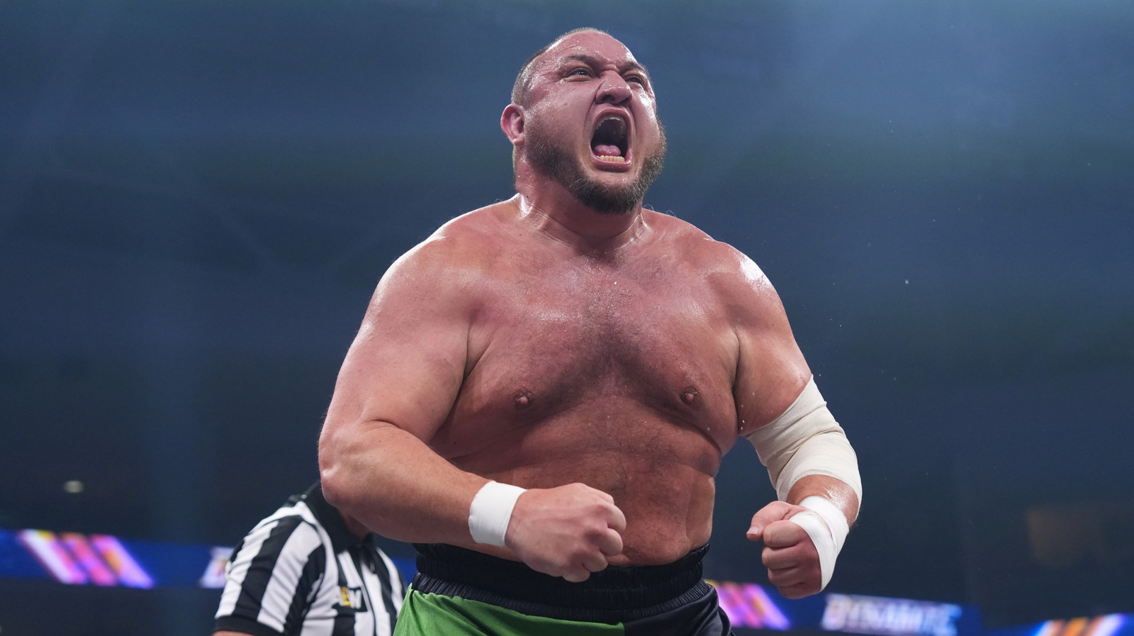 Samoa Joe Suffered Training Injury, Not Medically Cleared Per AEW Dynamite Commentary