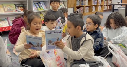 'If You Give a Child a Book' campaign sparks a love of reading at Crockett Elementary