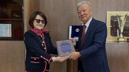 President of Turkic Culture and Heritage Foundation and President of National Academy of Sciences discuss cooperation