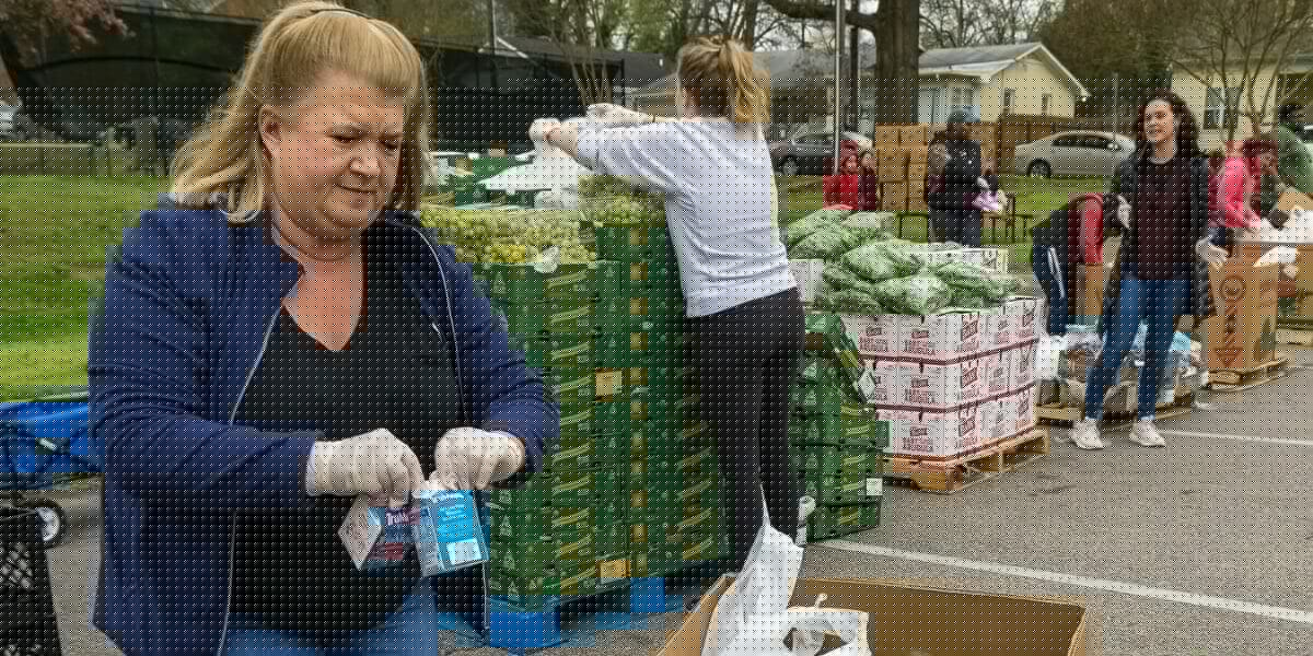 On the Front Lines at a North Carolina Food Bank